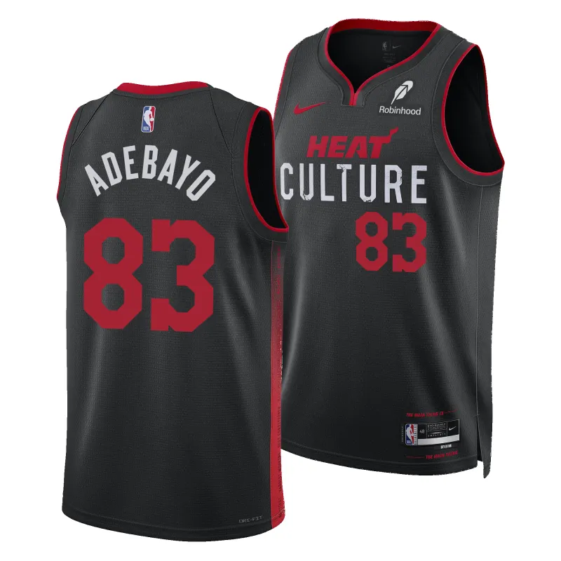 Bam Adebayo Nike HEAT Culture “83-Point Game” Swingman Jersey made by Nike
