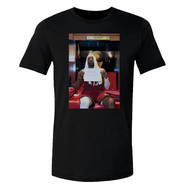 Bam Adebayo 500 Level Miami HEAT 83 Points Moments Tee sold by Miami Heat Store