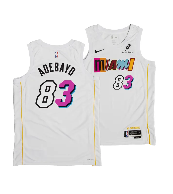 Bam Adebayo Nike Miami Mashup Vol. 2 “83-Point Game” Swingman Jersey made by Nike