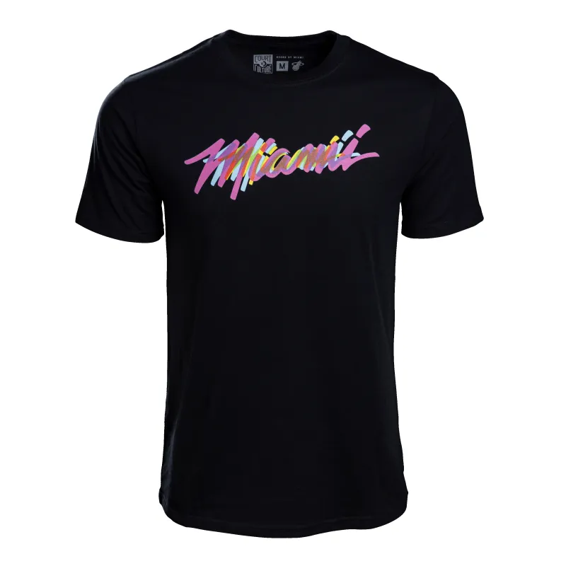 Court Culture Original Vice Nights "Overexposed" Tee made by Miami Heat Store
