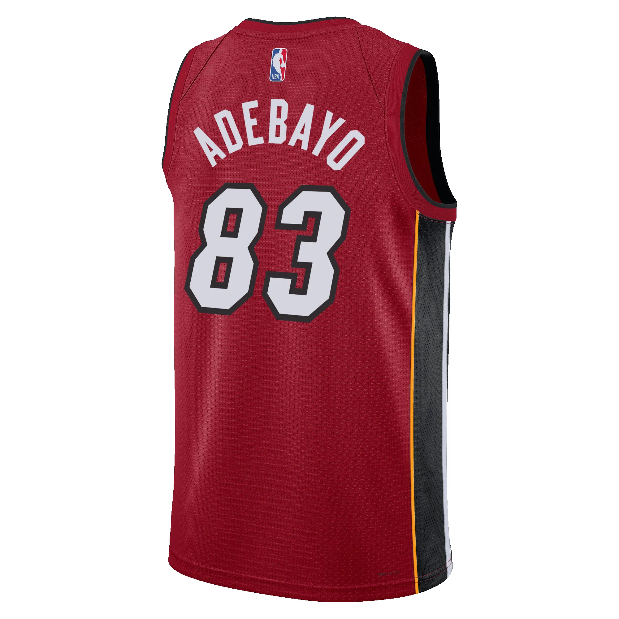 Bam Adebayo Nike Jordan Brand Miami HEAT Statement Red “83-Point Game” Swingman Jersey sold by Miami Heat Store product image thumbnail 3