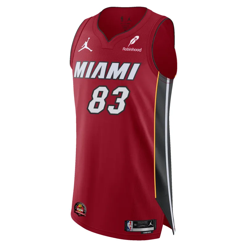 Bam Adebayo Nike Jordan Brand "83-Point Game" Statement Red Authentic Jersey made by Nike