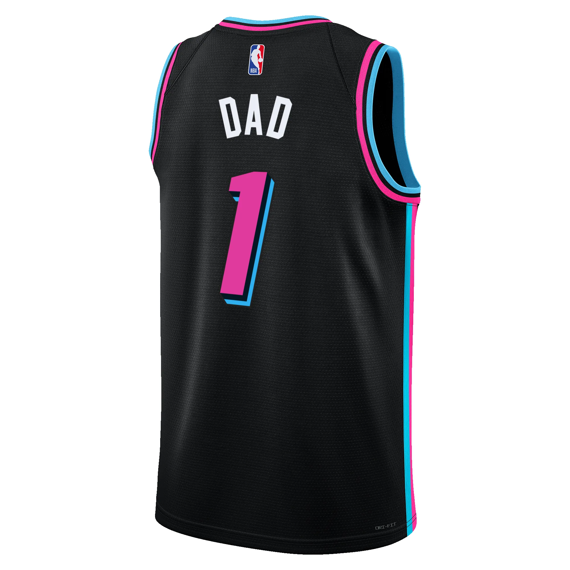 #1 Dad Nike Original Vice Nights Swingman Jersey sold by Miami Heat Store product image thumbnail 3