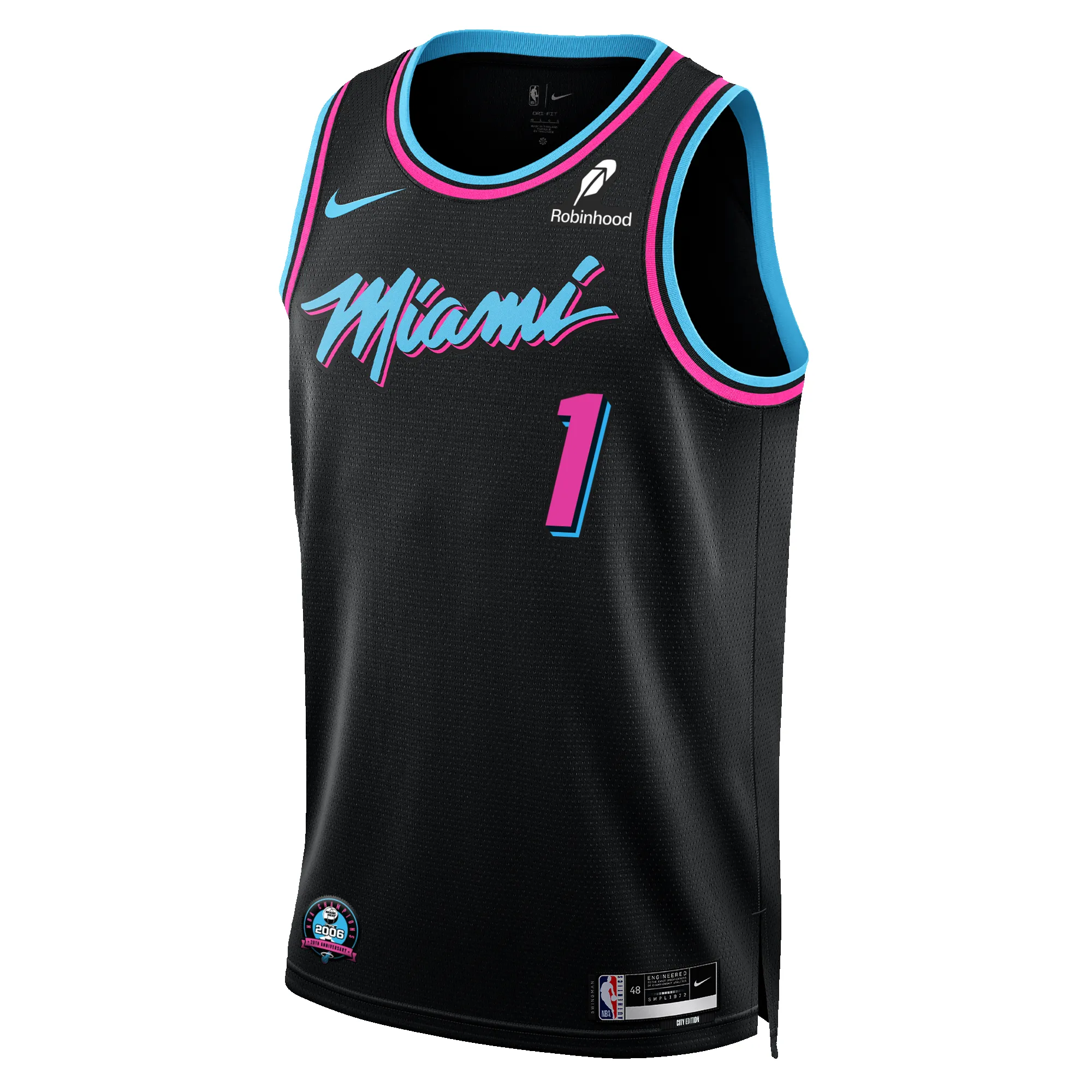 #1 Dad Nike Original Vice Nights Swingman Jersey sold by Miami Heat Store product image thumbnail 2