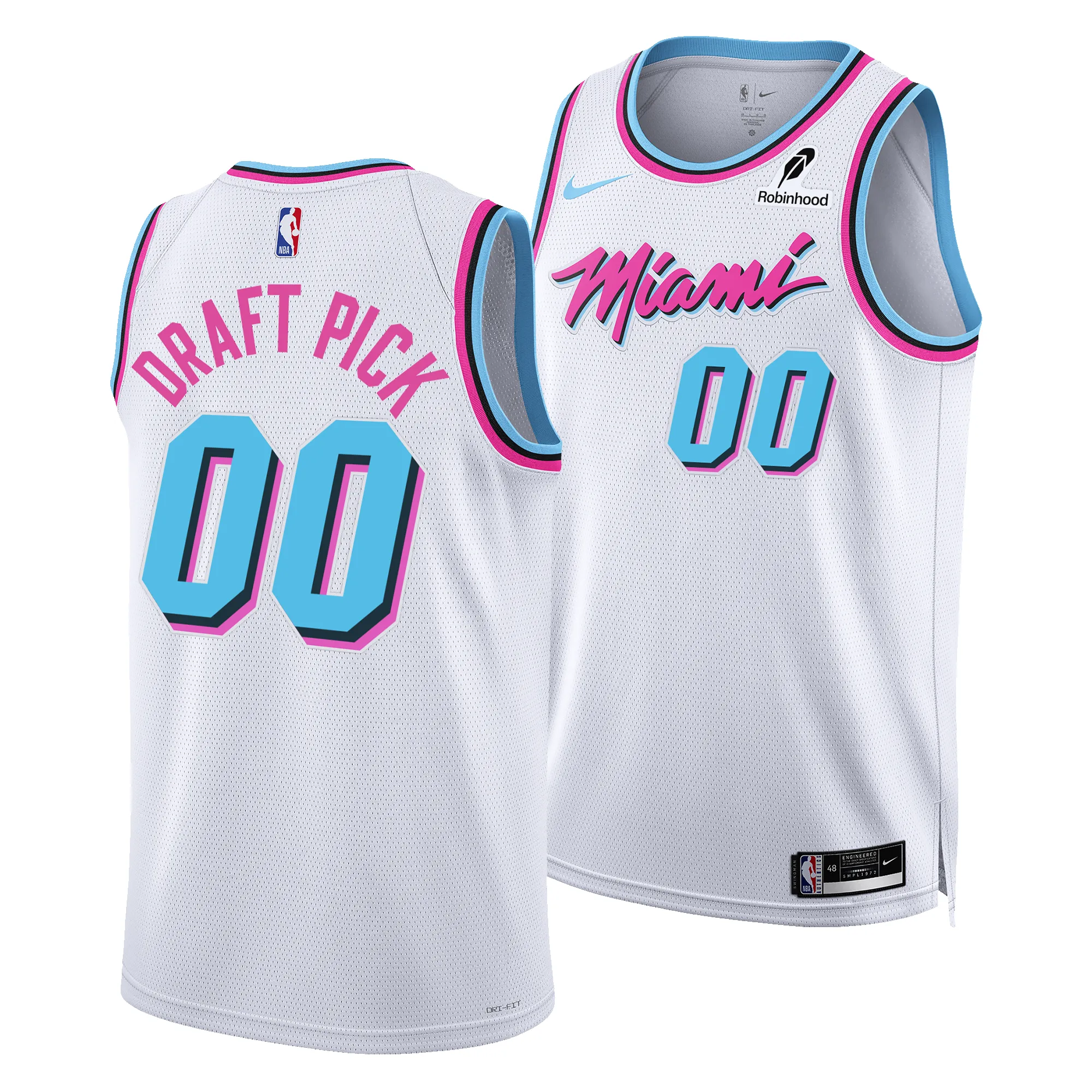 Ryan Conwell Nike Original Vice Swingman Jersey sold by Miami Heat Store