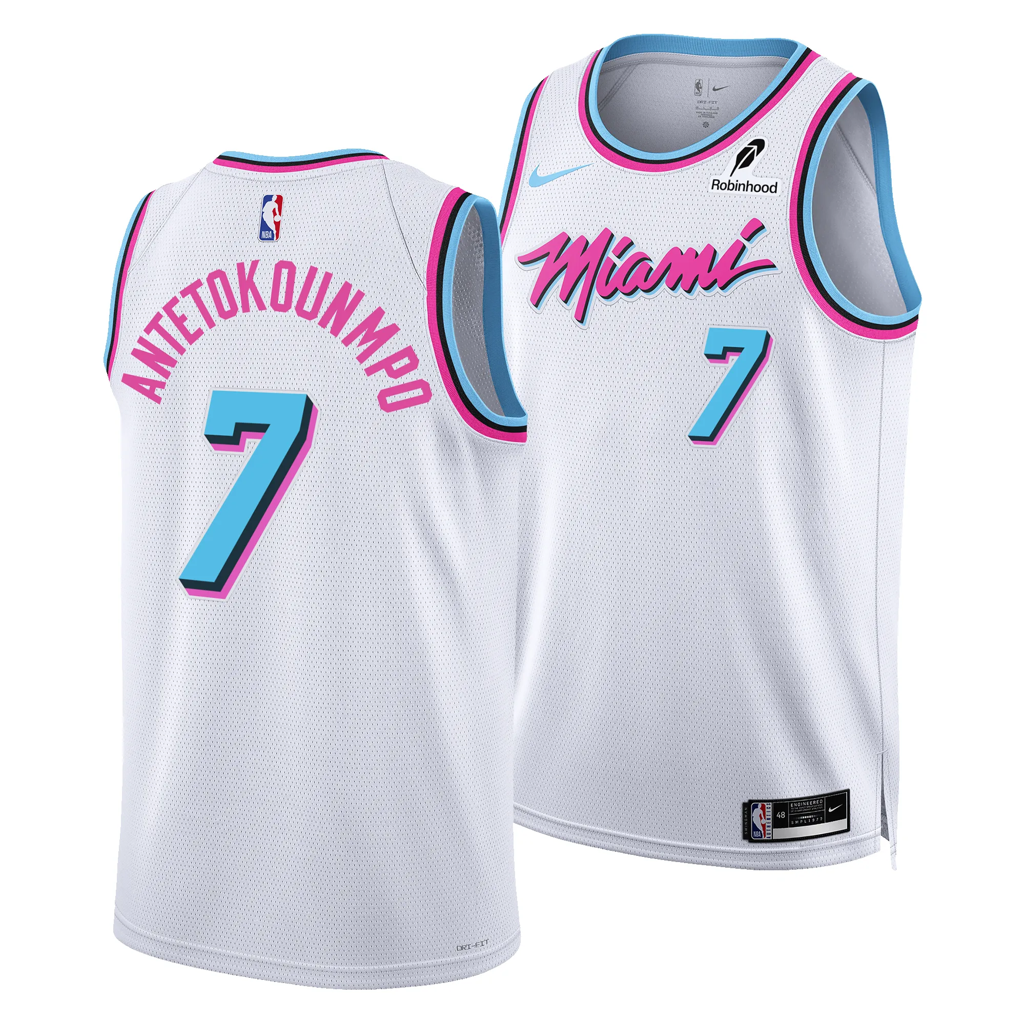 Giannis Antetokounmpo Nike Original Vice Swingman Jersey sold by Miami Heat Store product image thumbnail 3