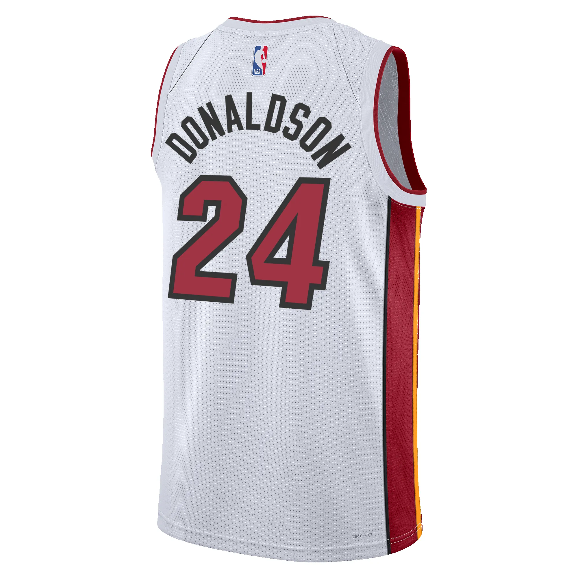 Tre Donaldson Nike Miami HEAT Association White Swingman Jersey sold by Miami Heat Store product image thumbnail 2