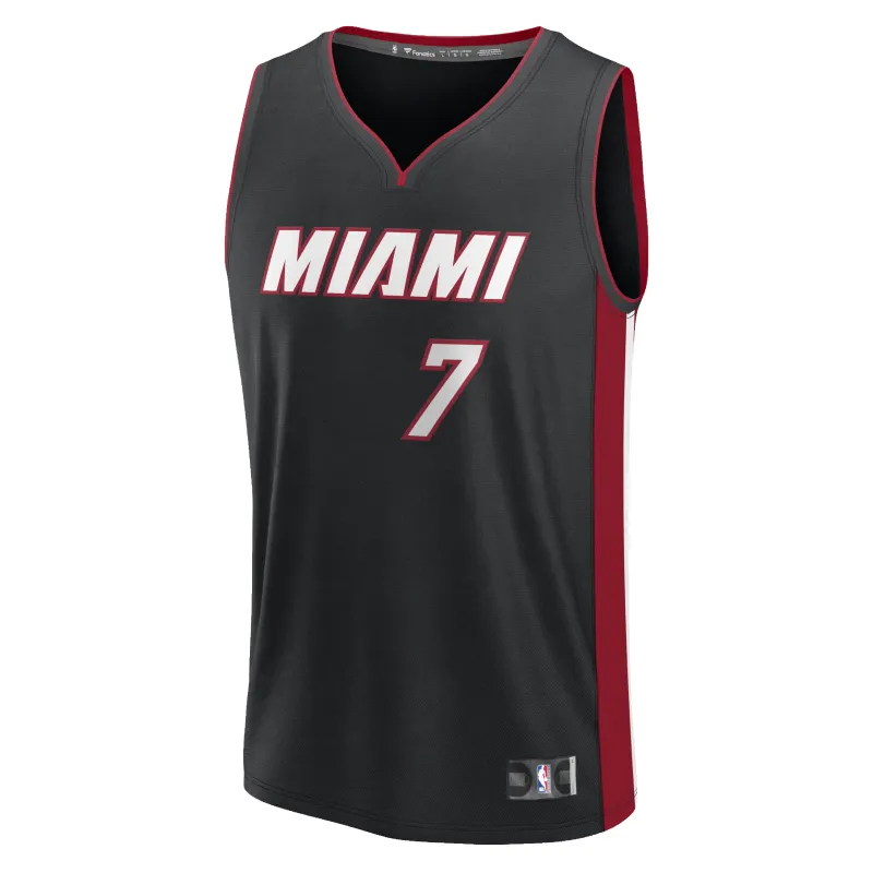 Giannis Antetokounmpo Miami HEAT Icon Black Replica Jersey made by Fanatics