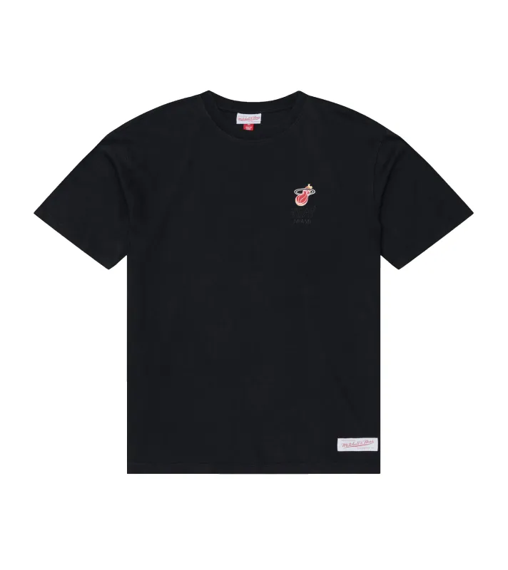 Mitchell & Ness Miami HEAT Core Essential Tee made by Mitchell & Ness