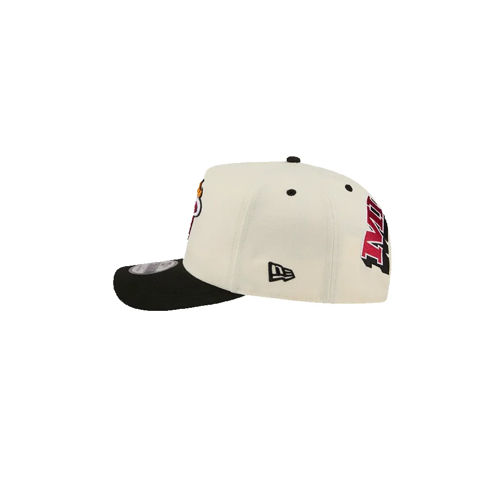 New Era Miami HEAT Logo Wordmark Snapback sold by Miami Heat Store product image thumbnail 4
