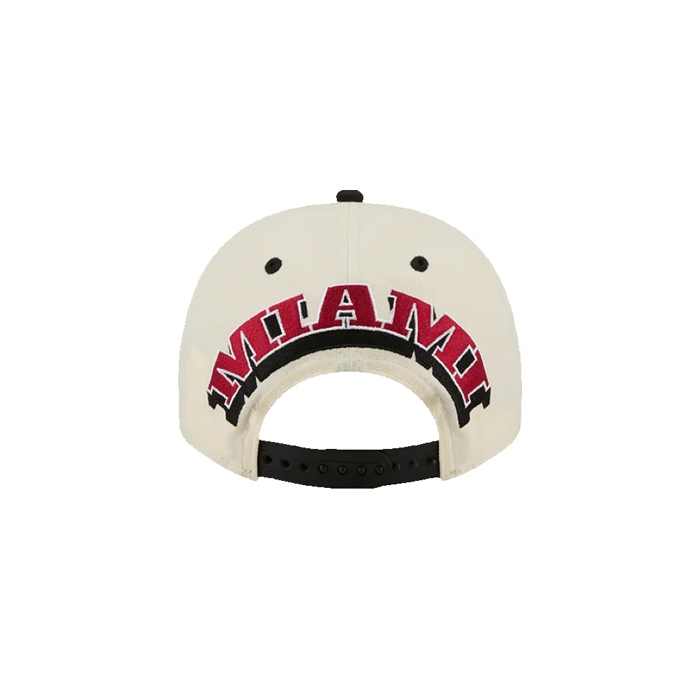 New Era Miami HEAT Logo Wordmark Snapback sold by Miami Heat Store product image thumbnail 2