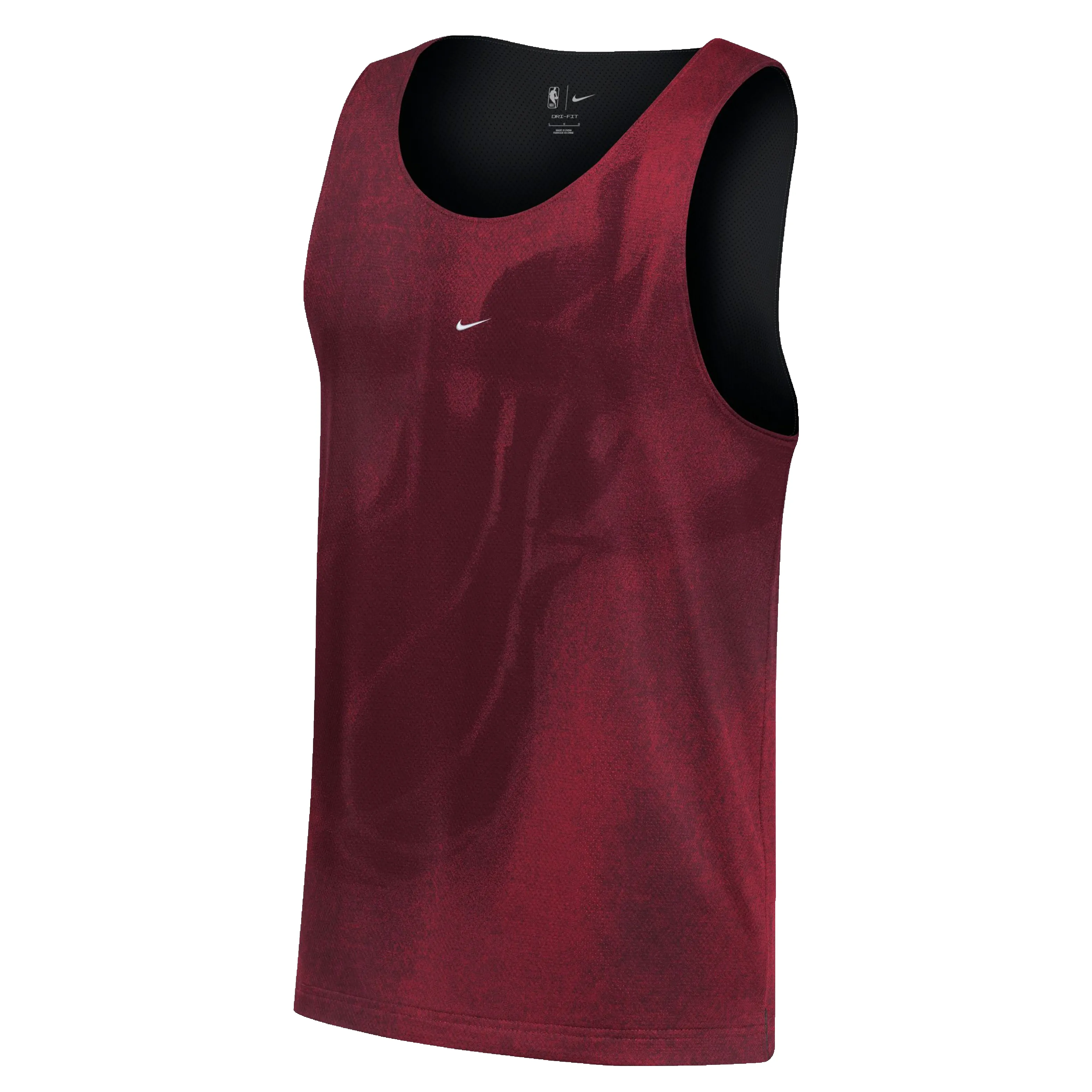 Nike Miami HEAT Standard Issue Red Mesh Jersey sold by Miami Heat Store