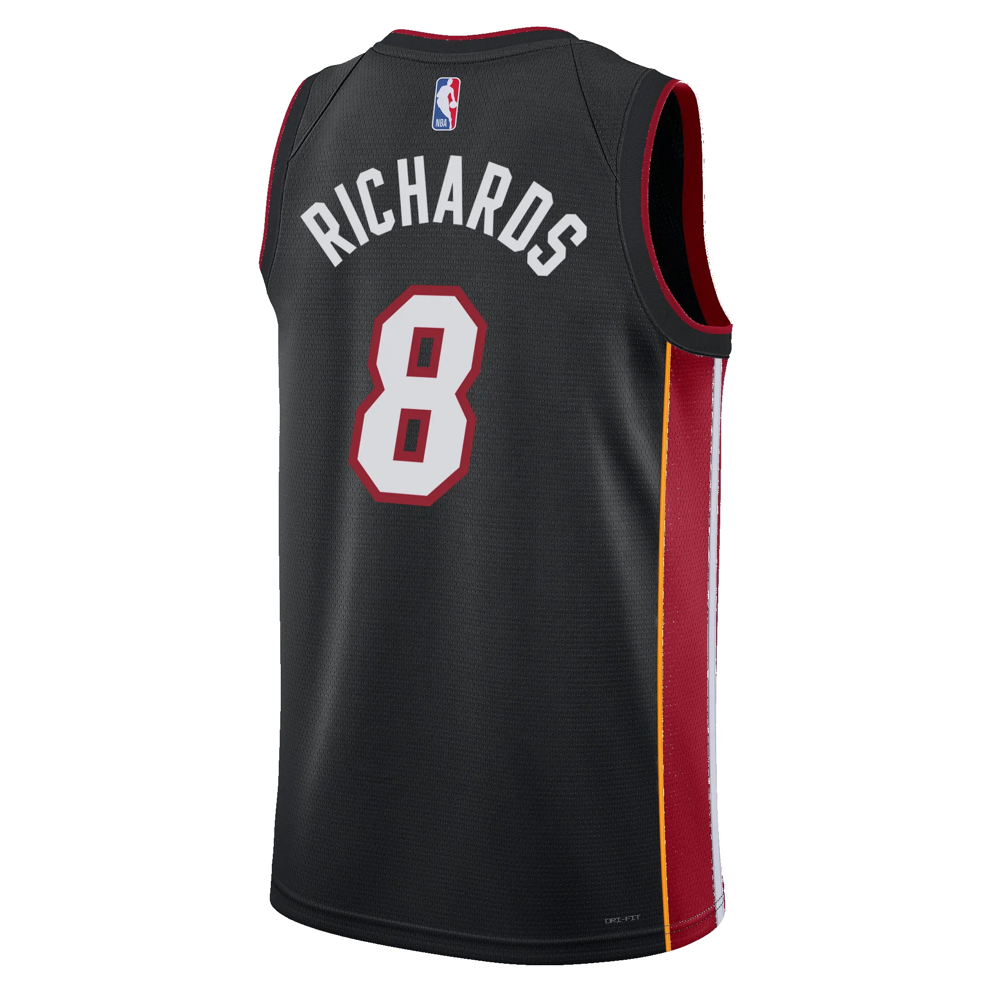 Nick Richards Nike Miami HEAT Icon Black Swingman Jersey sold by Miami Heat Store product image thumbnail 2