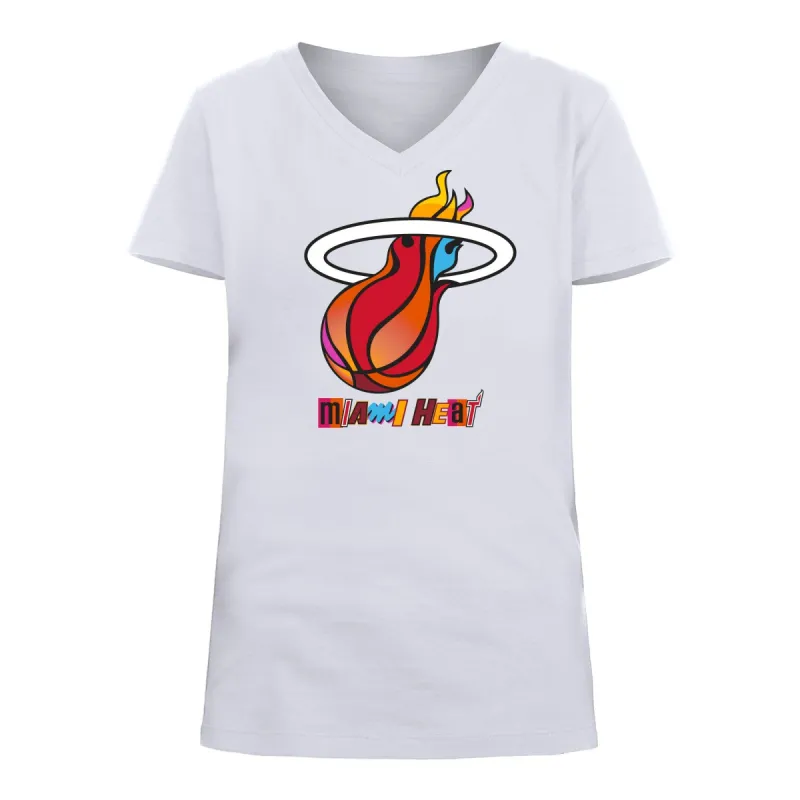 New Era Miami Mashup Vol. 2 Logo Women's Tee sold by Miami Heat Store