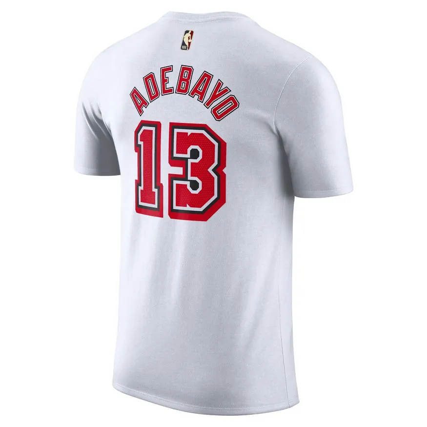 Bam Adebayo Nike Classic Edition Name & Number Tee sold by Miami Heat Store product image thumbnail 2