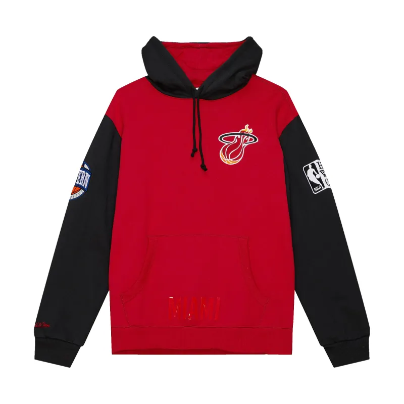 Mitchell & Ness Miami HEAT Hardwood Classic Night Fleece Hoodie sold by Miami Heat Store