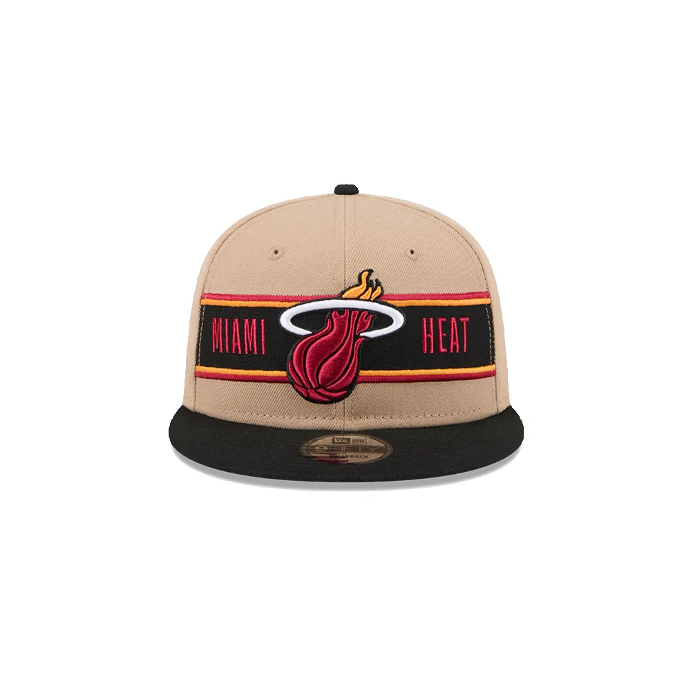 New Era Miami HEAT 2024 Draft Snapback sold by Miami Heat Store
