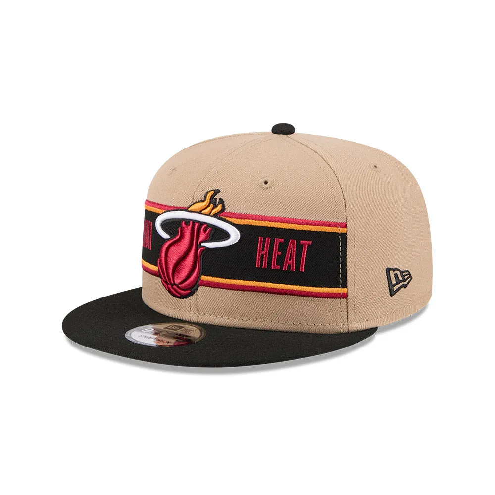 New Era Miami HEAT 2024 Draft Snapback sold by Miami Heat Store product image thumbnail 3