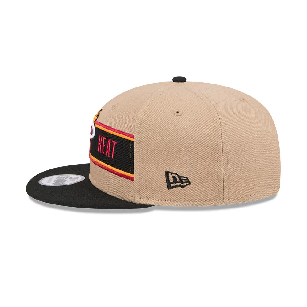 New Era Miami HEAT 2024 Draft Snapback sold by Miami Heat Store product image thumbnail 4