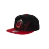 Mitchel and Ness Miami HEAT Low Big Face Snapback sold by Miami Heat Store
