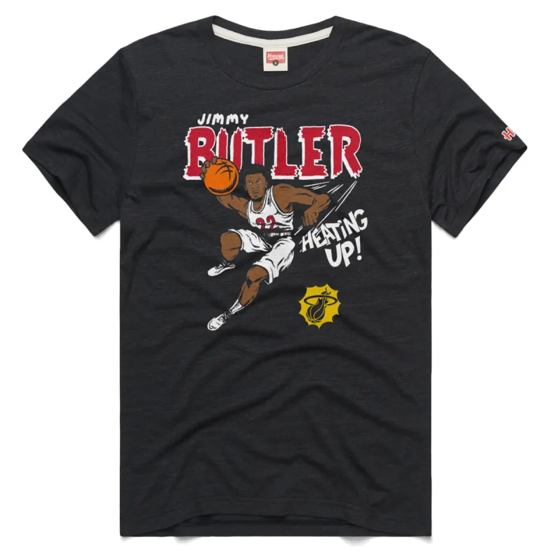Jimmy Butler Homage Classic Edition HEATING UP Tee sold by Miami Heat Store