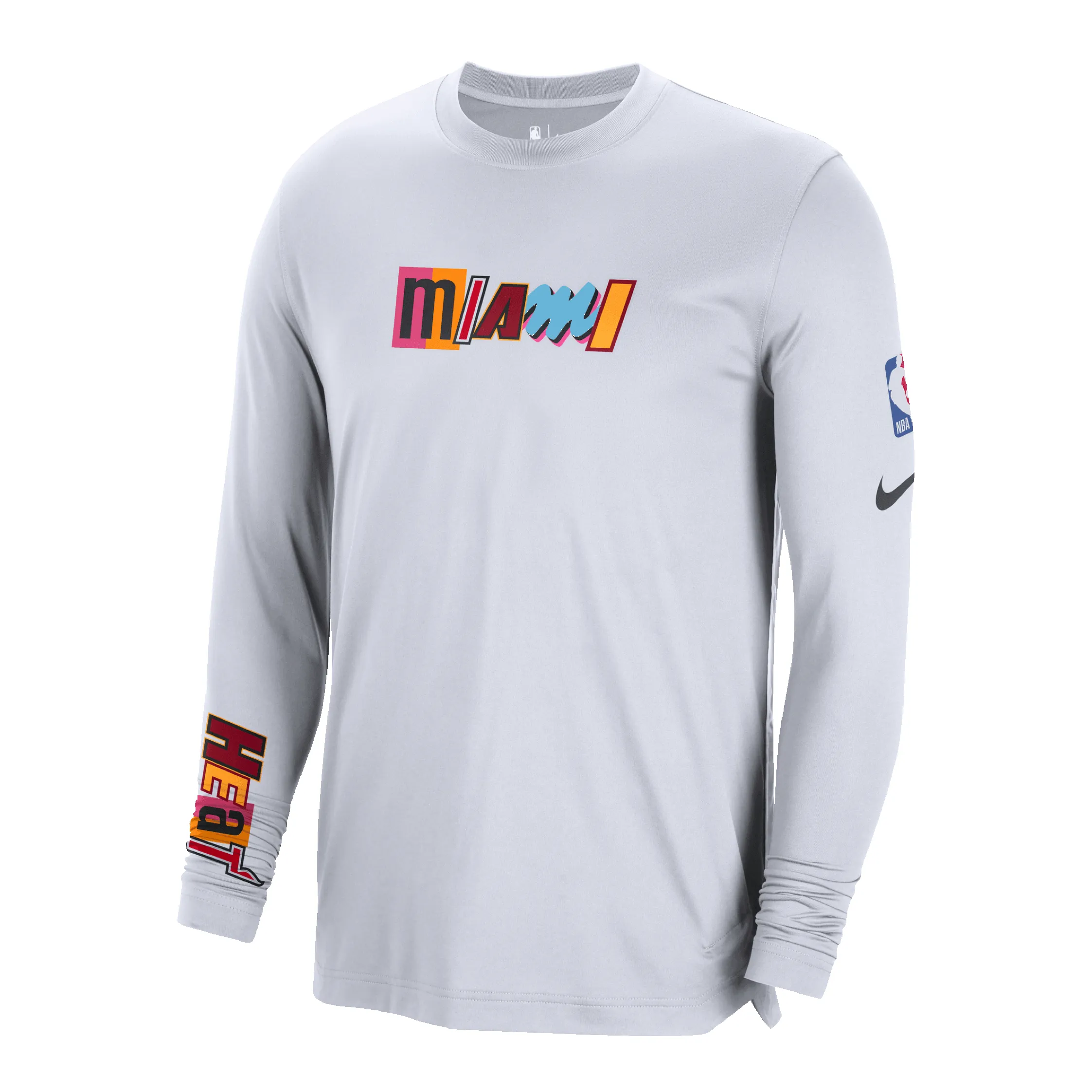 Nike Miami Mashup Vol. 2 Pre-Game Long Sleeve Tee sold by Miami Heat Store