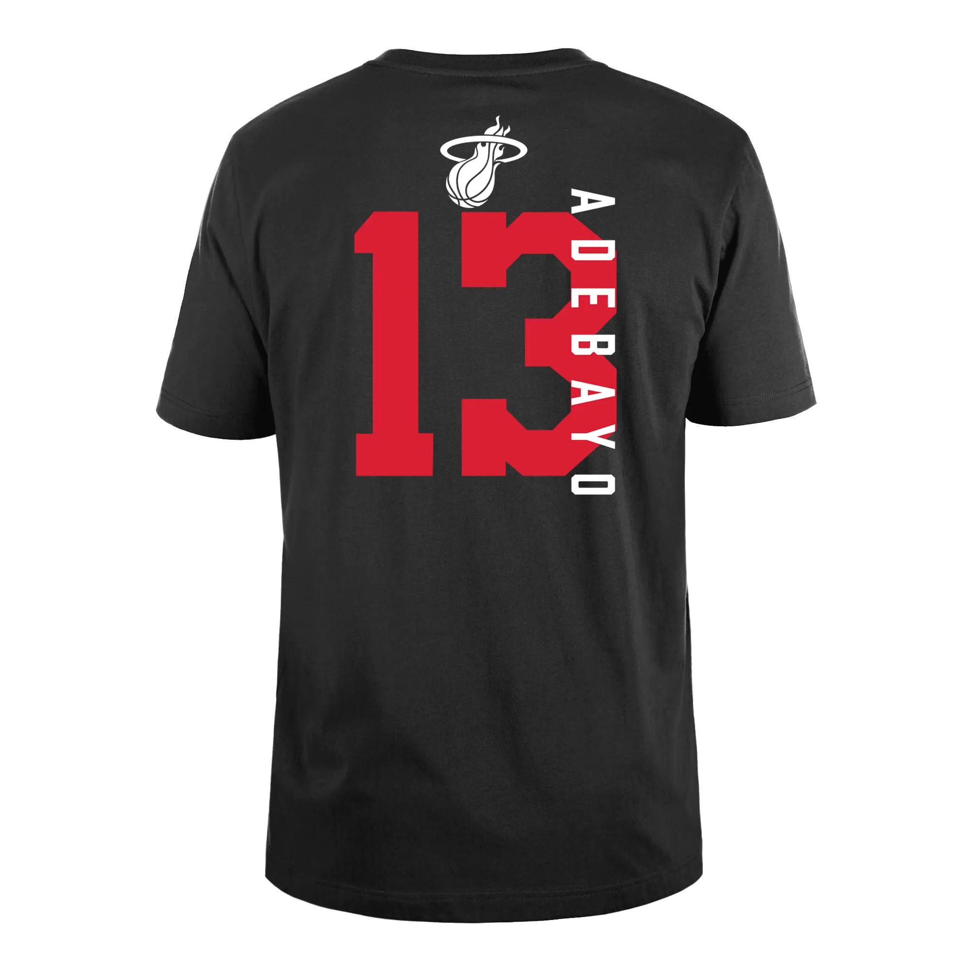Bam Adebayo New Era HEAT Culture Name & Number Tee sold by Miami Heat Store
