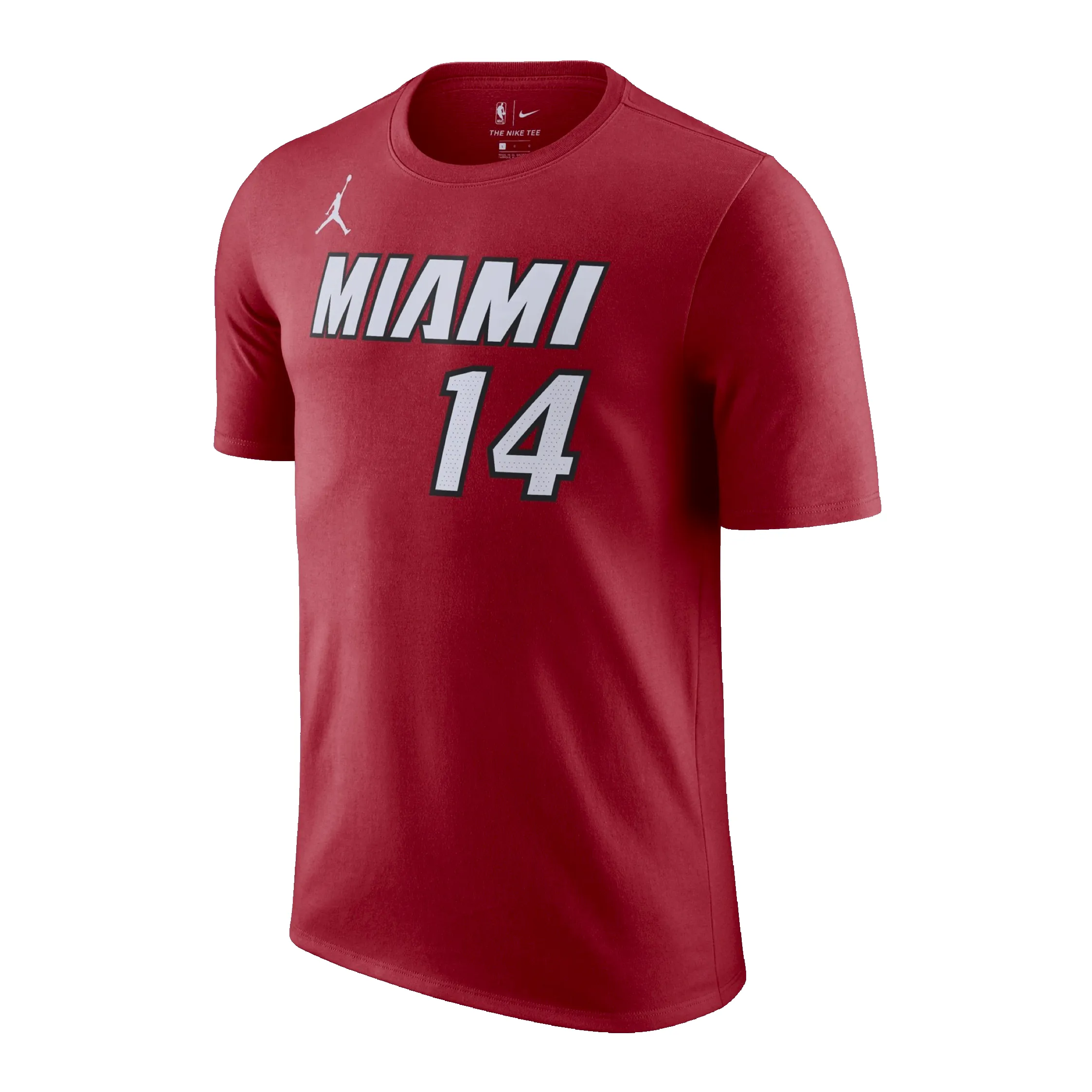 Tyler Herro Nike Jordan Brand Statement Red Name & Number Tee sold by Miami Heat Store