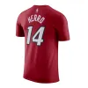 Tyler Herro Nike Jordan Brand Statement Red Name & Number Tee sold by Miami Heat Store