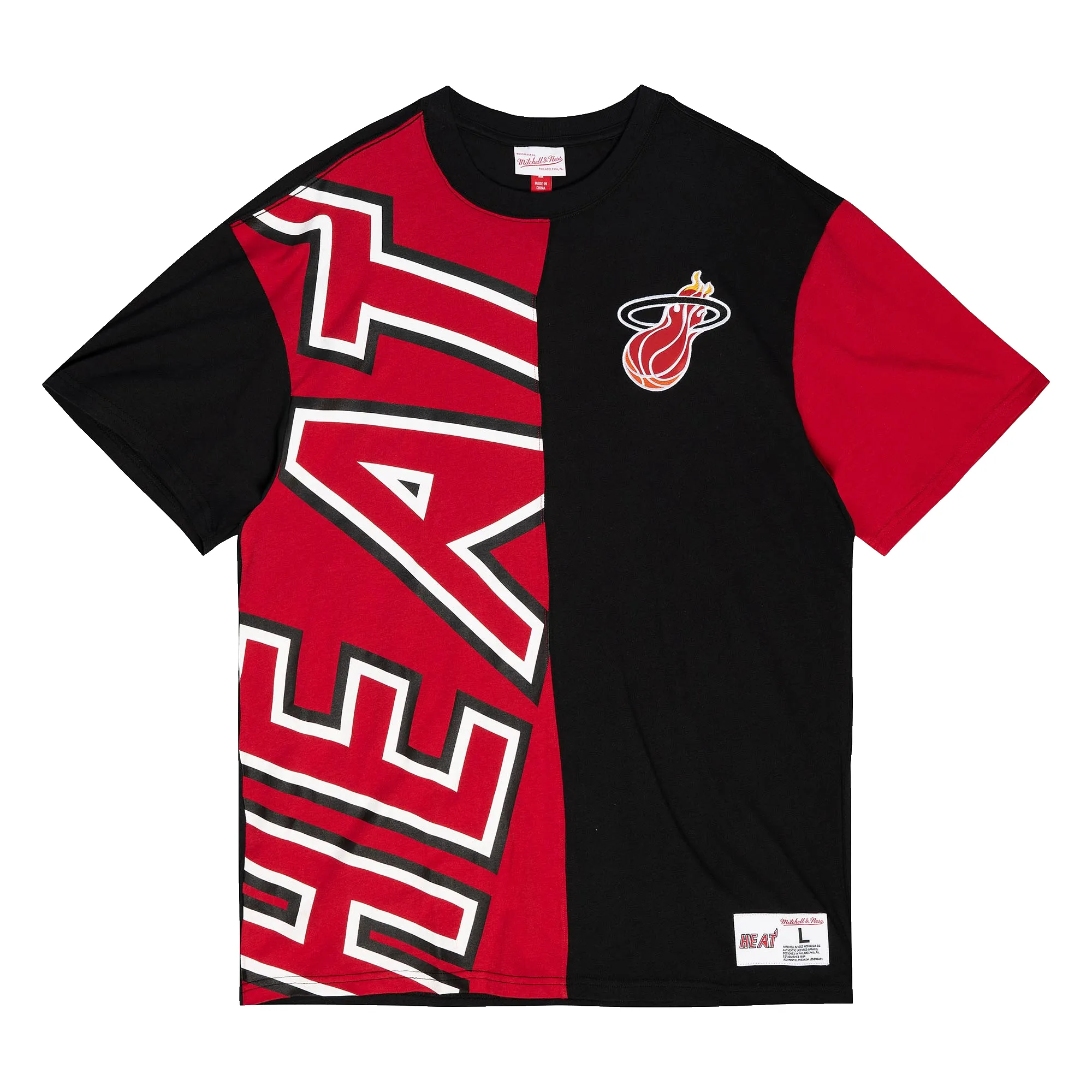 Mitchell and Ness Miami HEAT Play By Play Tee sold by Miami Heat Store
