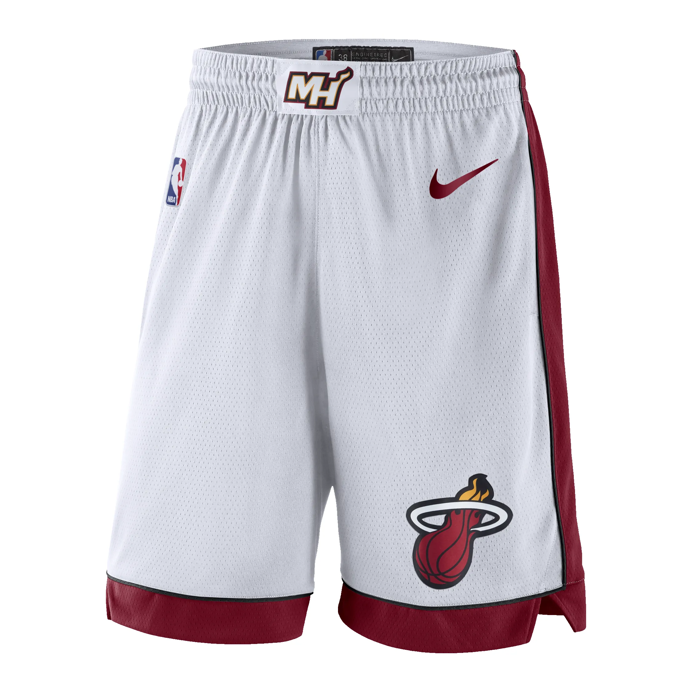 Nike Miami HEAT Swingman Shorts White sold by Miami Heat Store