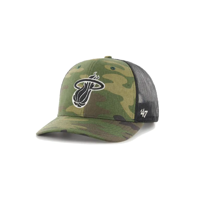 '47 Brand Miami HEAT Camo Trucker Hat sold by Miami Heat Store