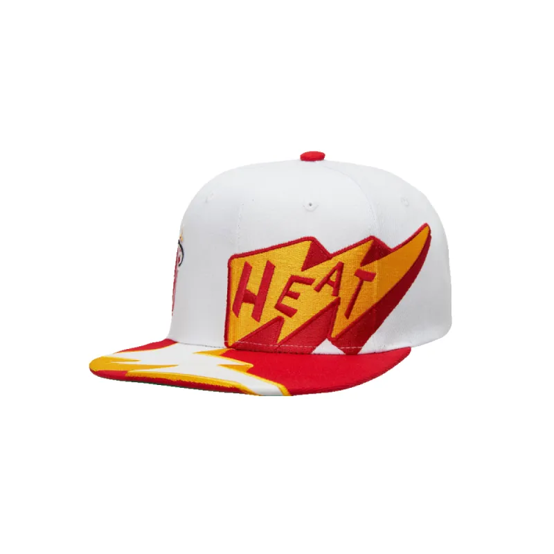 Mitchell & Ness Miami HEAT 2 Tone 2.0 Pro Snapback sold by Miami Heat Store