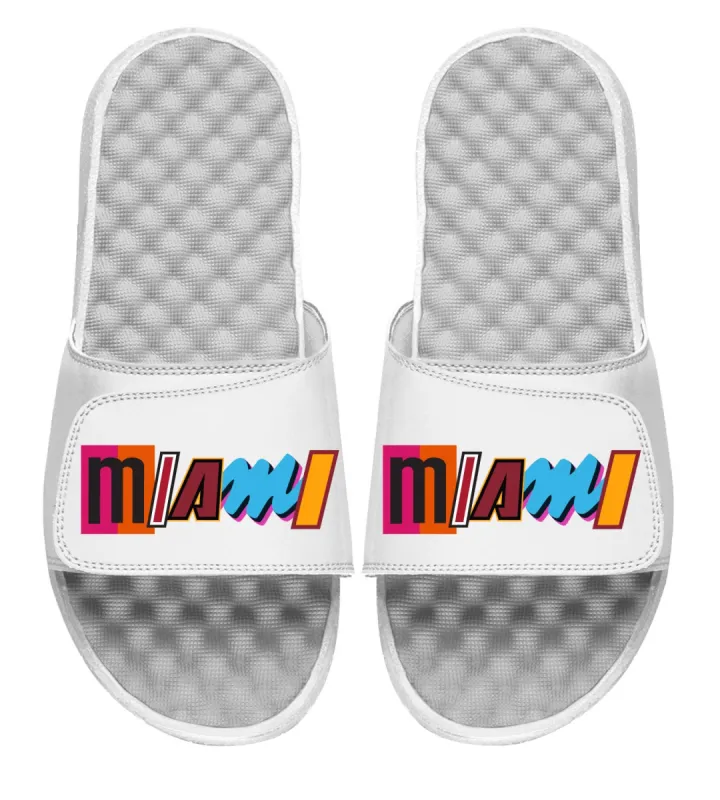 Islide Miami Mashup Vol. 2 Wordmark Sandals sold by Miami Heat Store