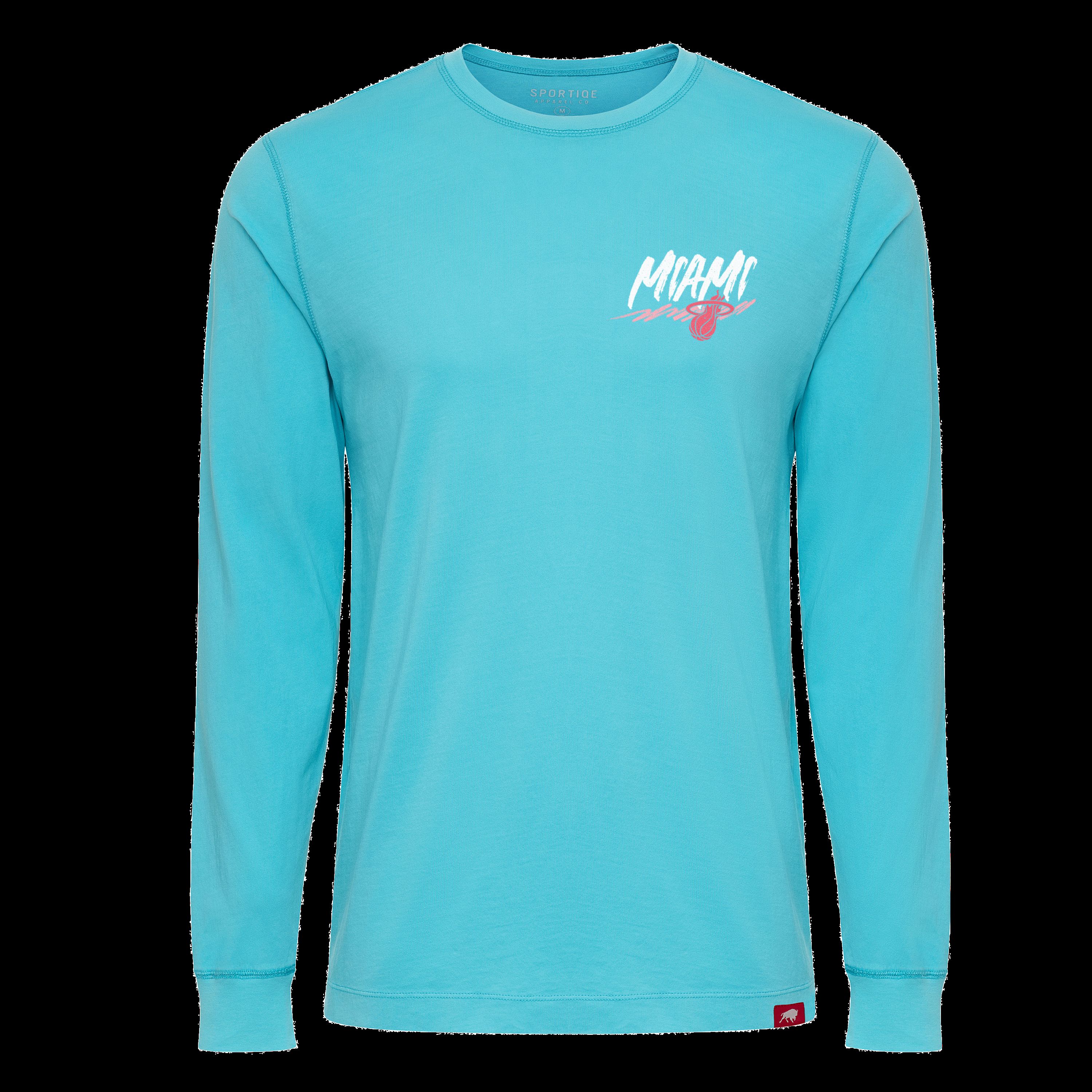 Sportiqe Miami HEAT Summer Long Sleeve Tee sold by Miami Heat Store