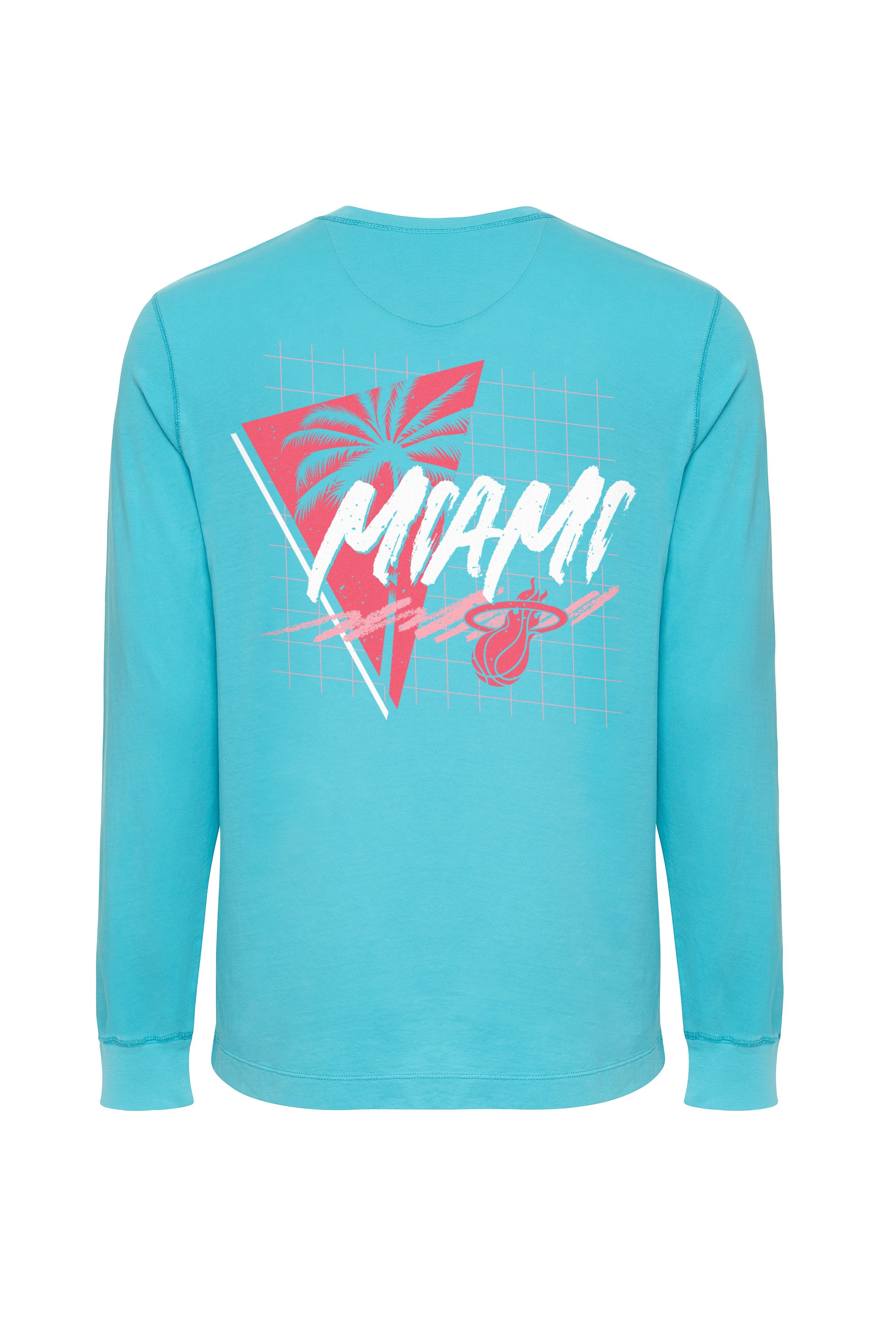 Sportiqe Miami HEAT Summer Long Sleeve Tee sold by Miami Heat Store product image thumbnail 2