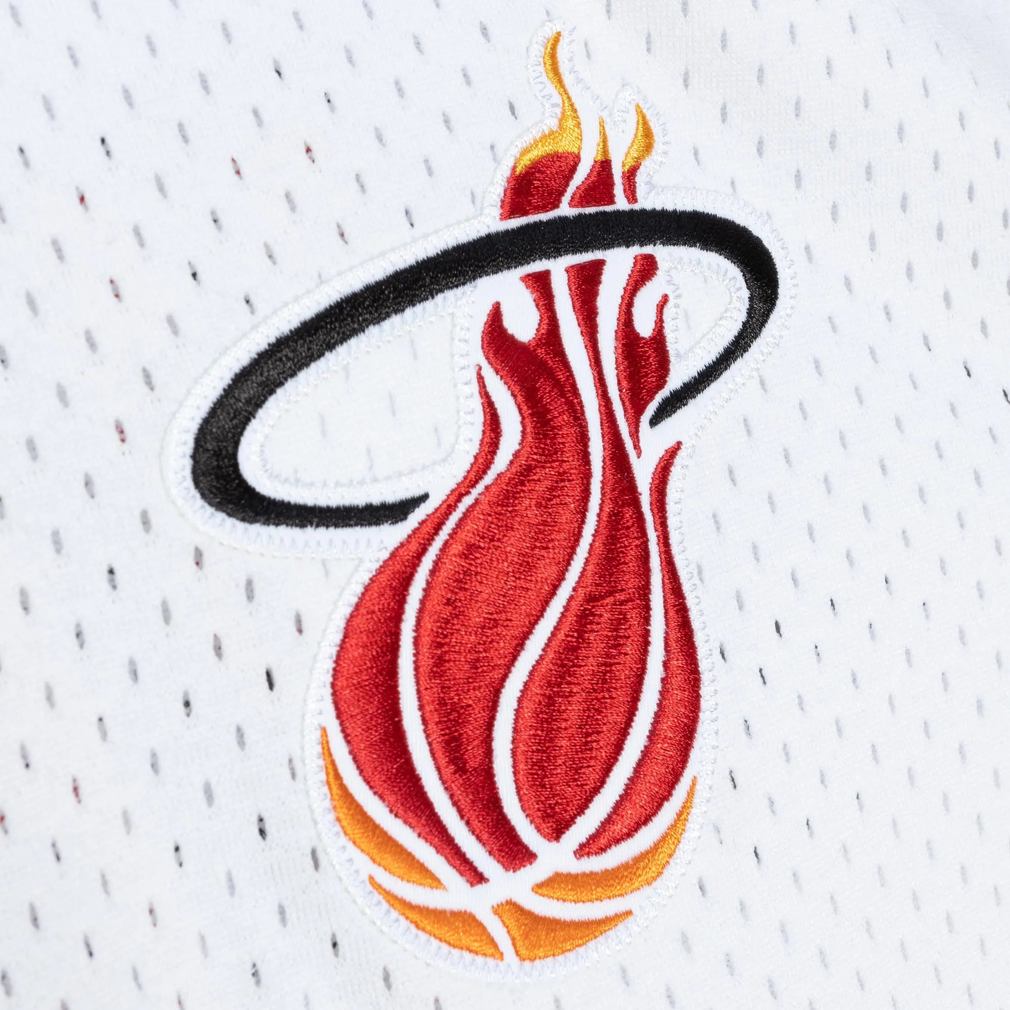 Mitchell and Ness Miami HEAT Mesh V-Neck sold by Miami Heat Store product image thumbnail 3
