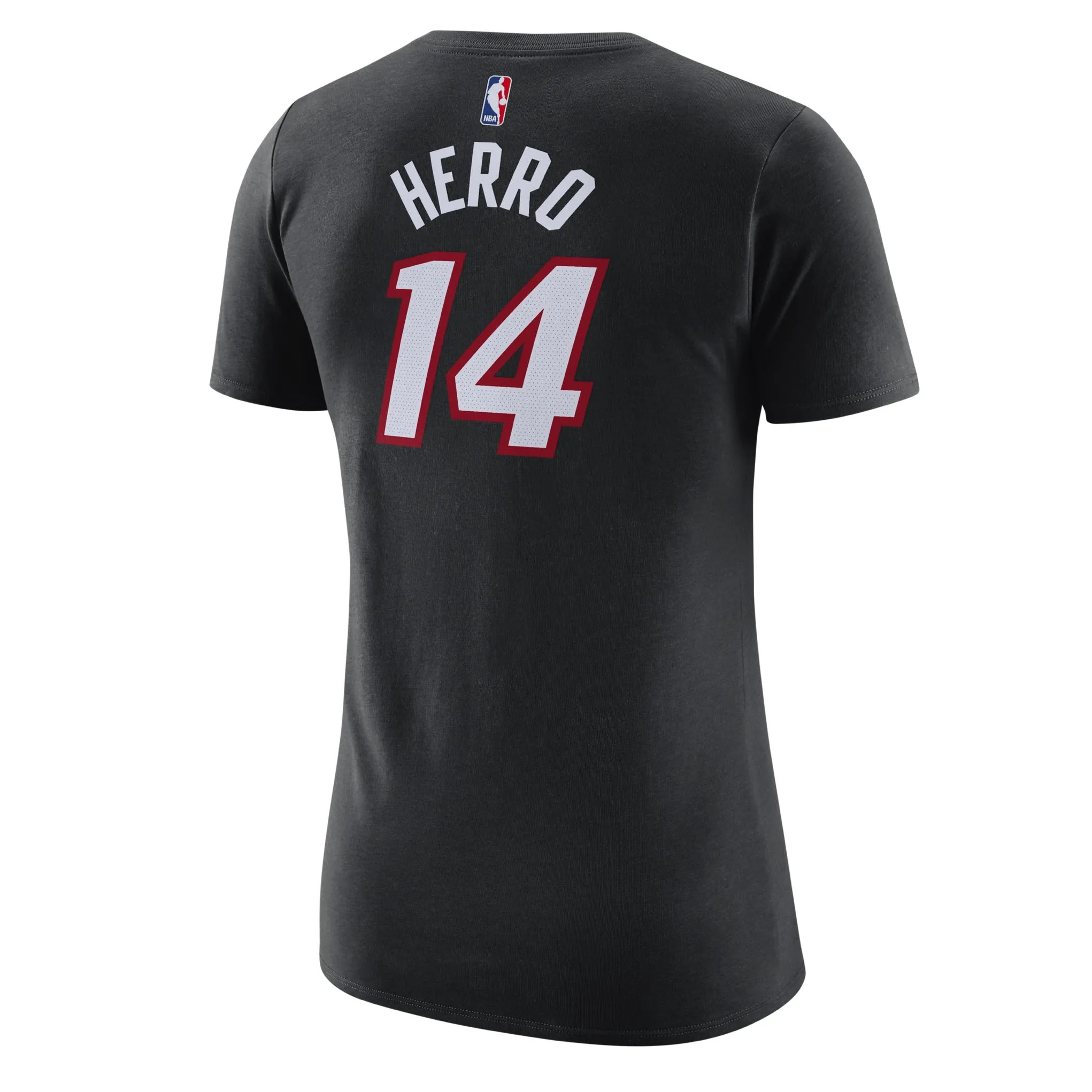 Tyler Herro Nike Icon Black Name & Number Women's Tee sold by Miami Heat Store product image thumbnail 2
