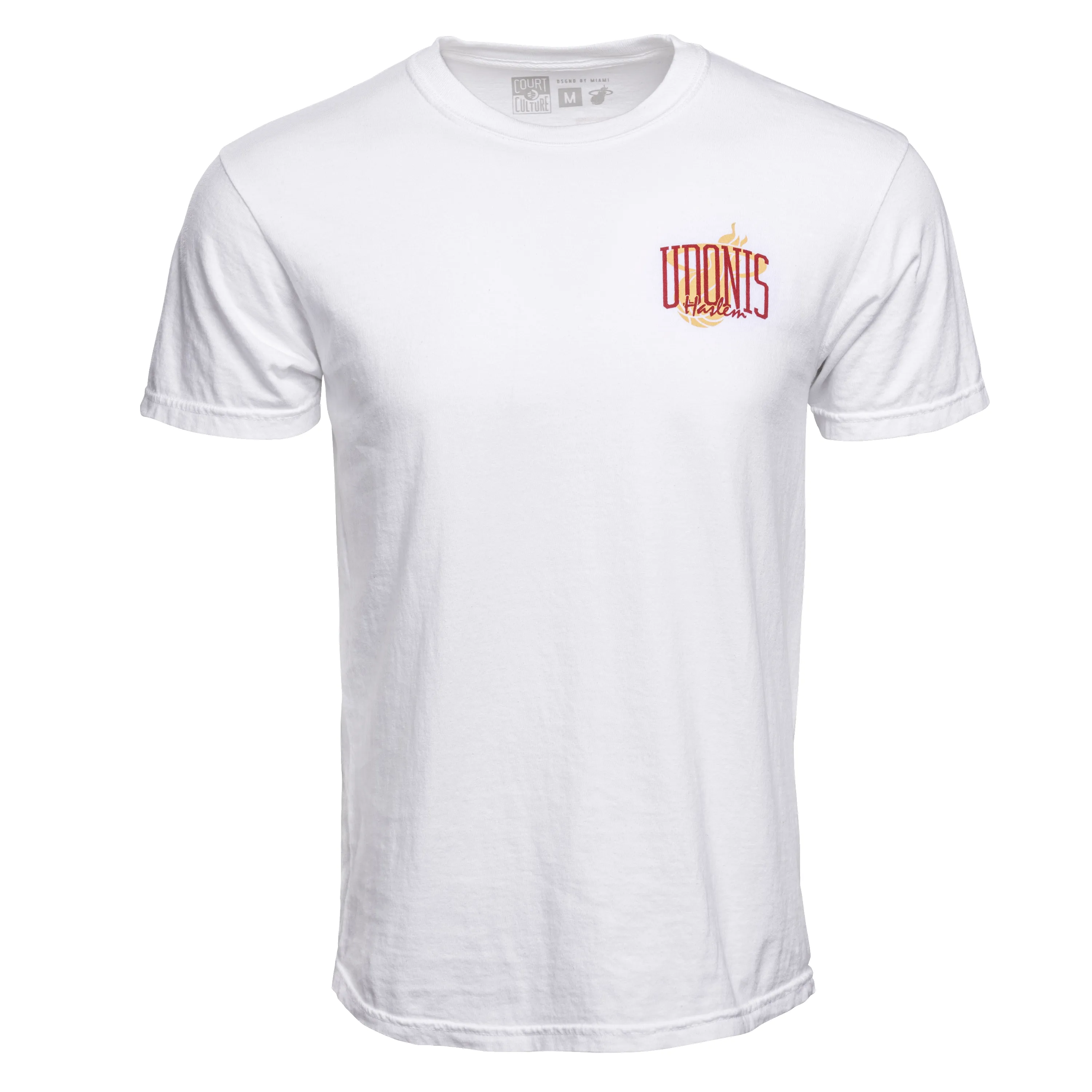 Court Culture UD 40 White Unisex Tee sold by Miami Heat Store