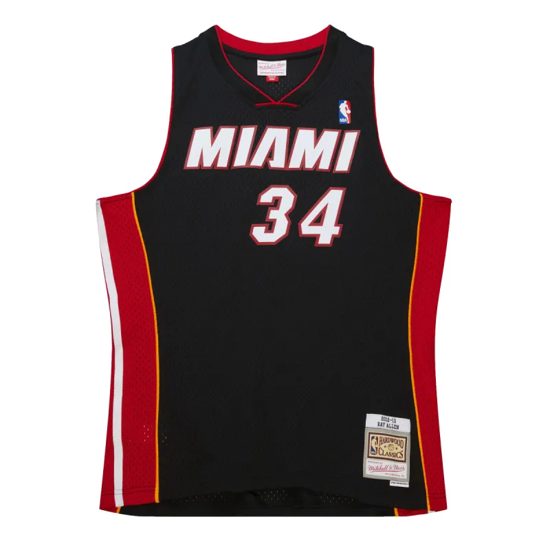 Ray Allen Mitchell & Ness Miami HEAT 2012-13 Swingman Jersey made by Mitchell & Ness