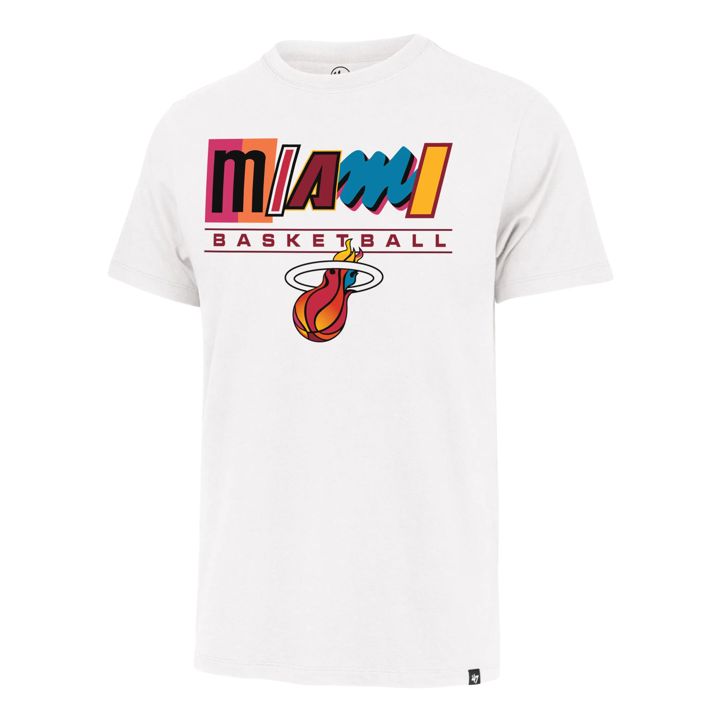 '47 Brand Miami Mashup Vol. 2 Wordmark Tee sold by Miami Heat Store