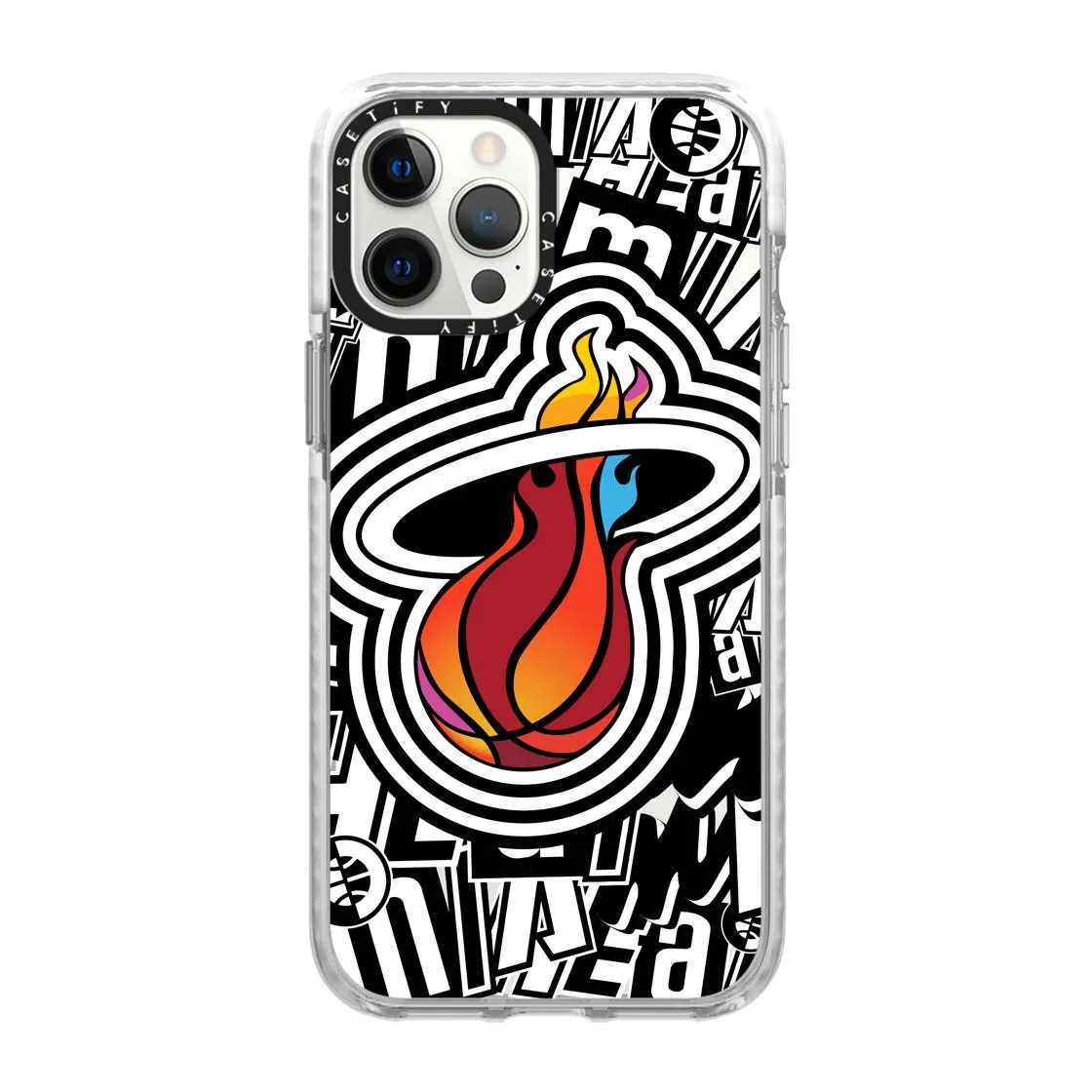 Court Culture X Casetify Miami Mashup Vol. 2 Ball iPhone 14 Pro Case sold by Miami Heat Store