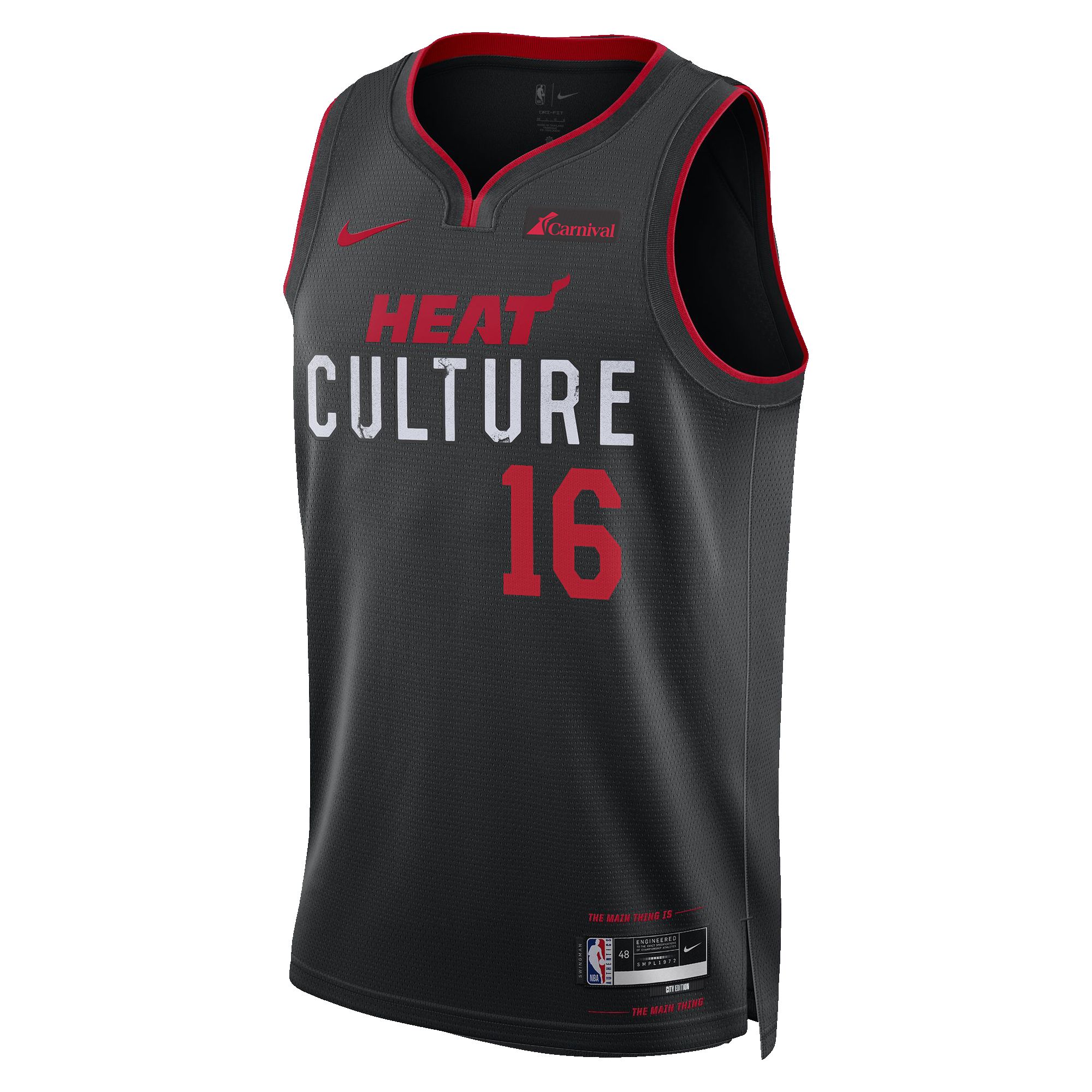 Caleb Martin Nike HEAT Culture Swingman Jersey sold by Miami Heat Store