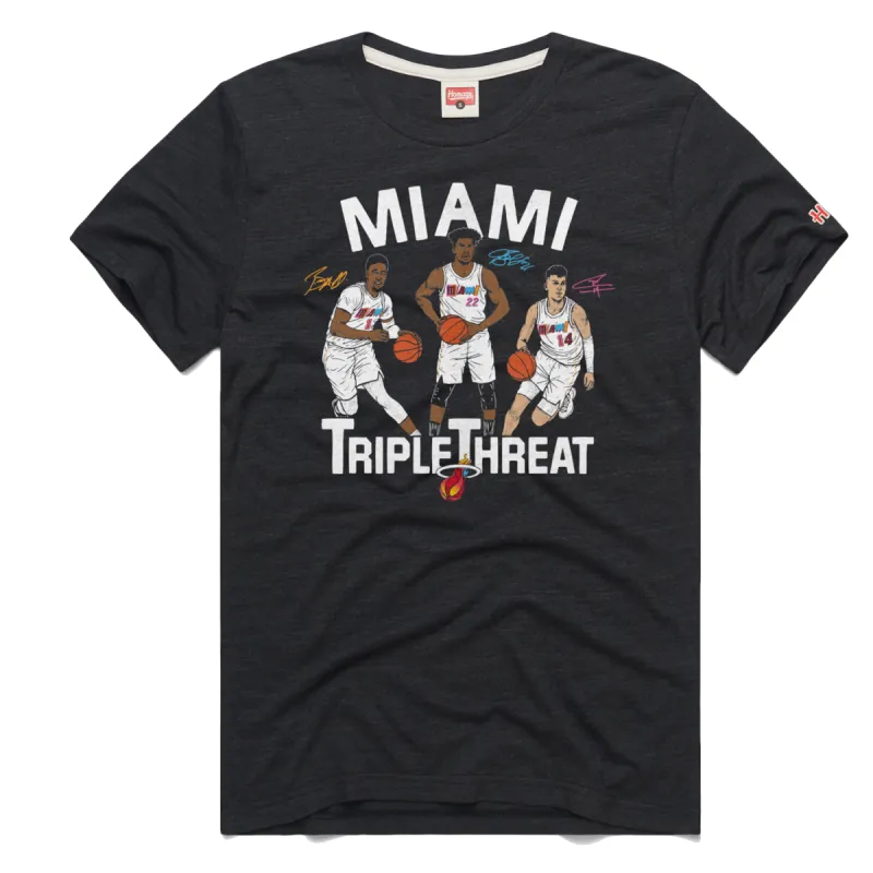 Homage Miami Mashup Vol. 2 Triple Threat Tee sold by Miami Heat Store
