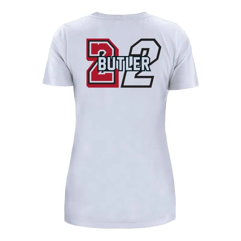 Jimmy Butler New Era Miami Mashup Vol. 2 Women's Name & Number Tee sold by Miami Heat Store