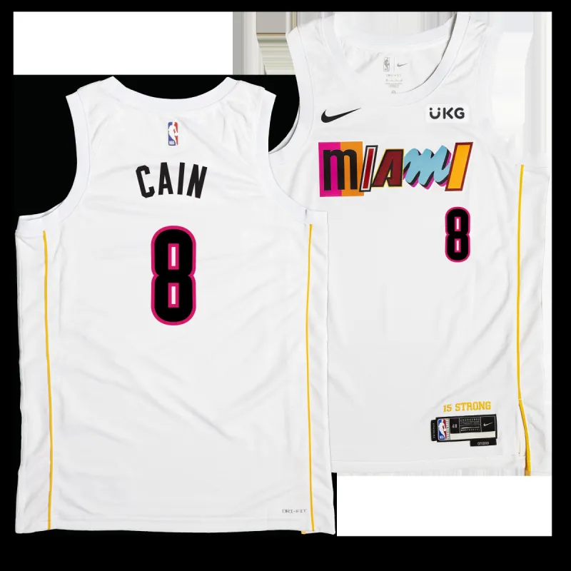 Jamal Cain Nike Miami Mashup Vol. 2 Swingman Jersey - Player's Choice sold by Miami Heat Store