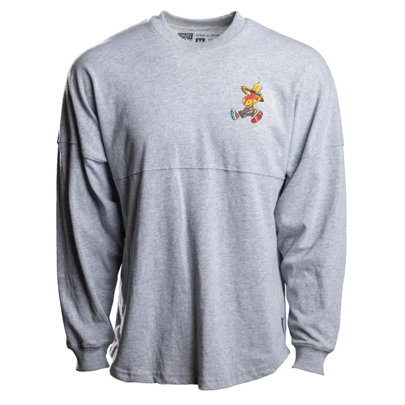 Court Culture Mashup Grey Unisex Pullover sold by Miami Heat Store