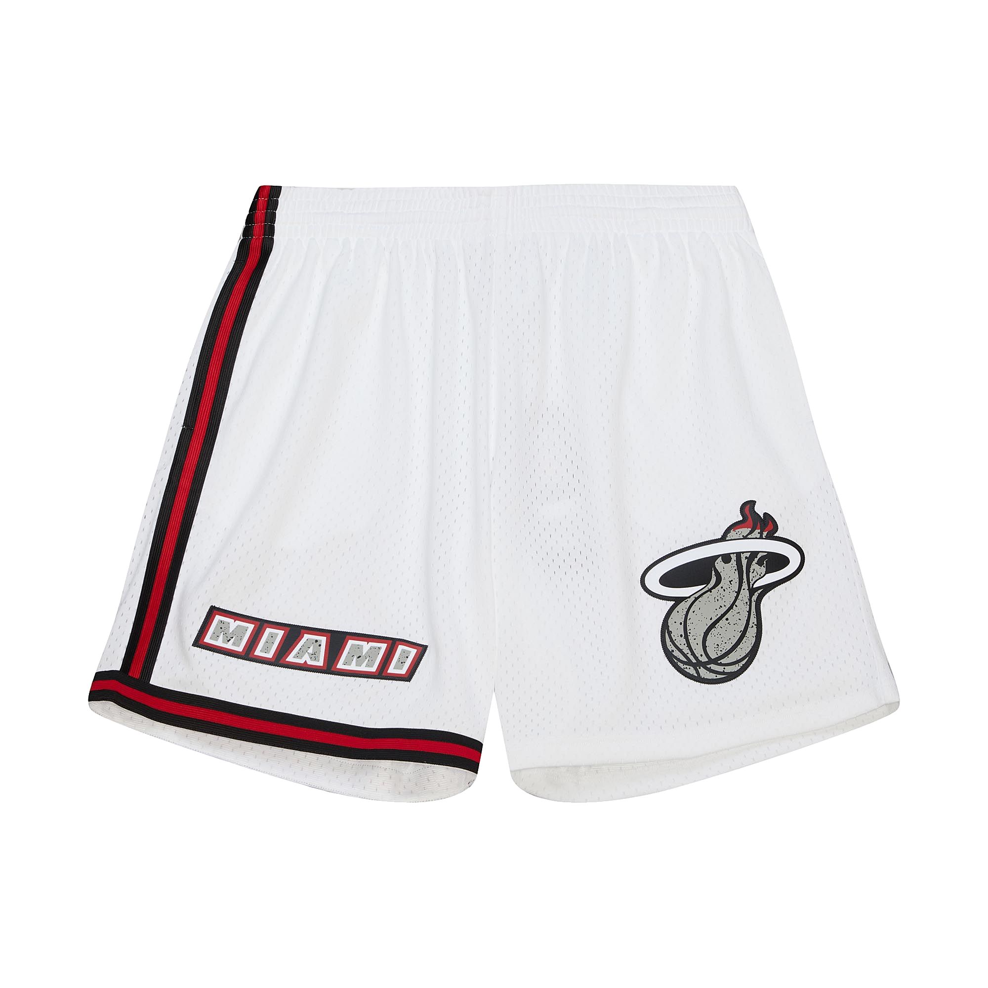 Mitchell & Ness Miami HEAT Cement Swingman Shorts sold by Miami Heat Store