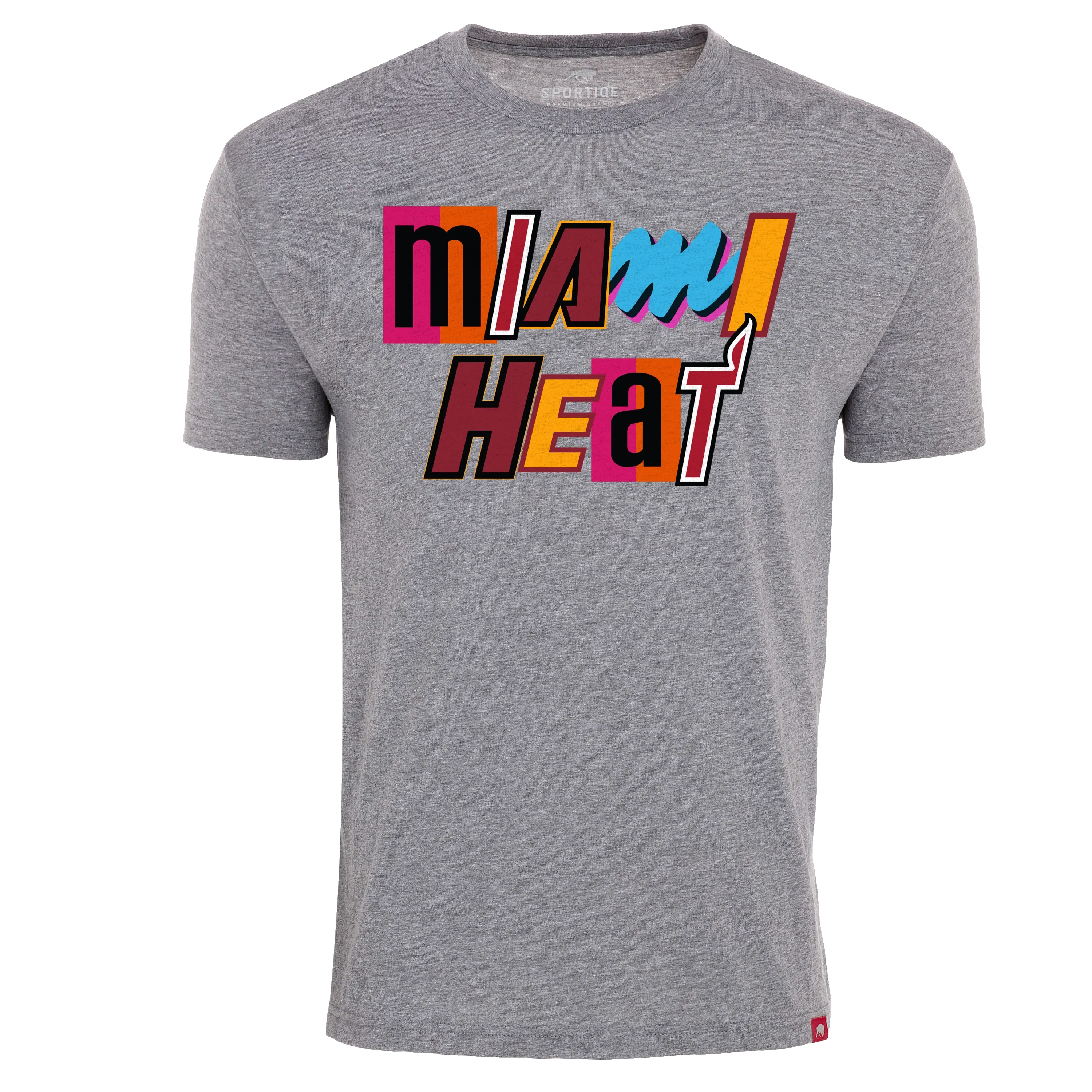 Sportiqe Miami HEAT Mashup Comfy Tee sold by Miami Heat Store