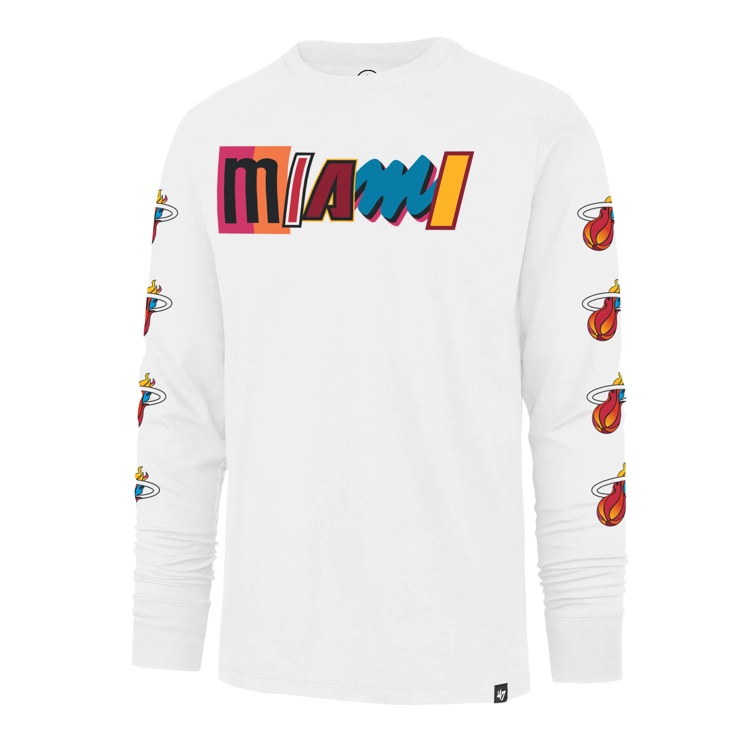 '47 Brand Miami Mashup Vol. 2 Longsleeve Tee sold by Miami Heat Store